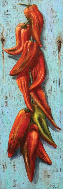 Hot Pippers by Sergey Bolshakov wall art