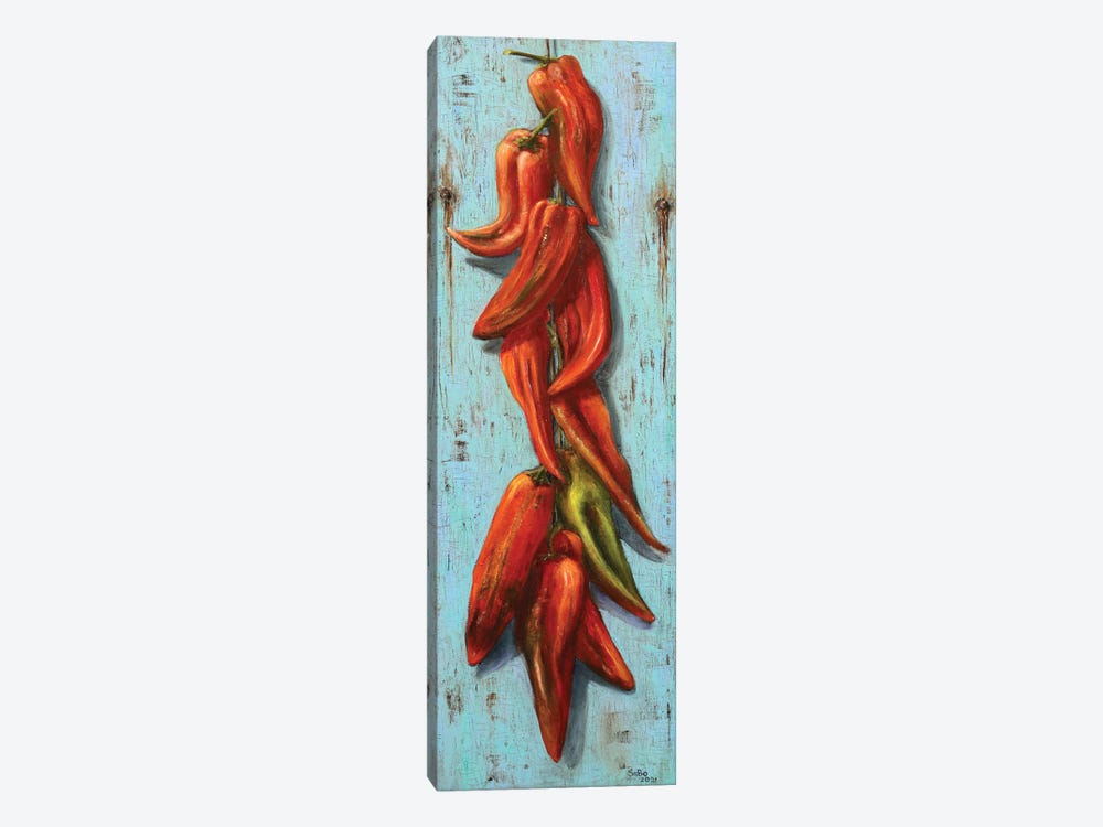 Hot Pippers by Sergey Bolshakov 1-piece Canvas Art