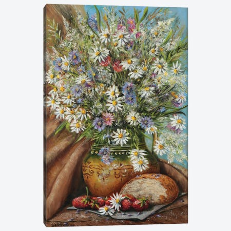 Summer Bouquet Canvas Print #SYB35} by Sergey Bolshakov Canvas Art