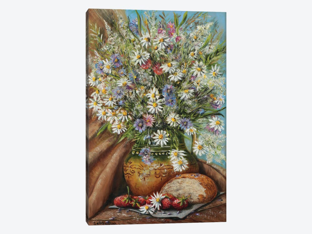 Summer Bouquet by Sergey Bolshakov 1-piece Canvas Artwork