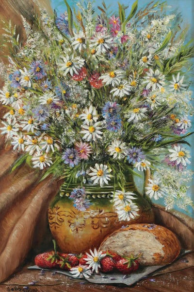 Contemporary Fine Art: Summer Bouquet by Sergey Bolshakov