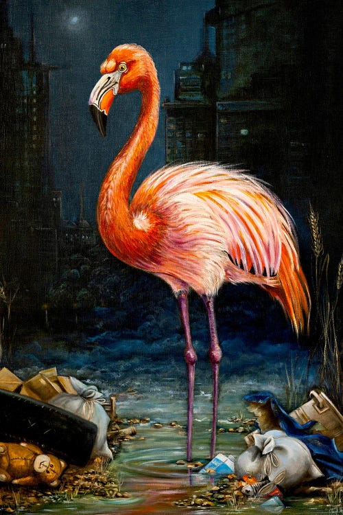 Flamingo by Sergey Bolshakov wall art