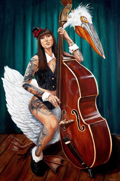 Musical Fantasy by Sergey Bolshakov metal wall art