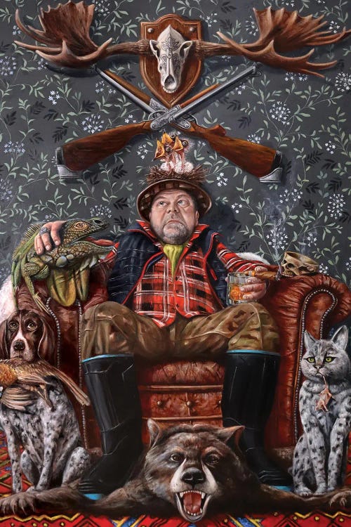 Hunter by Sergey Bolshakov wall art