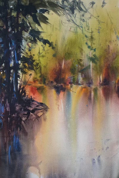 Around The Bend by Sarah Yeoman art print