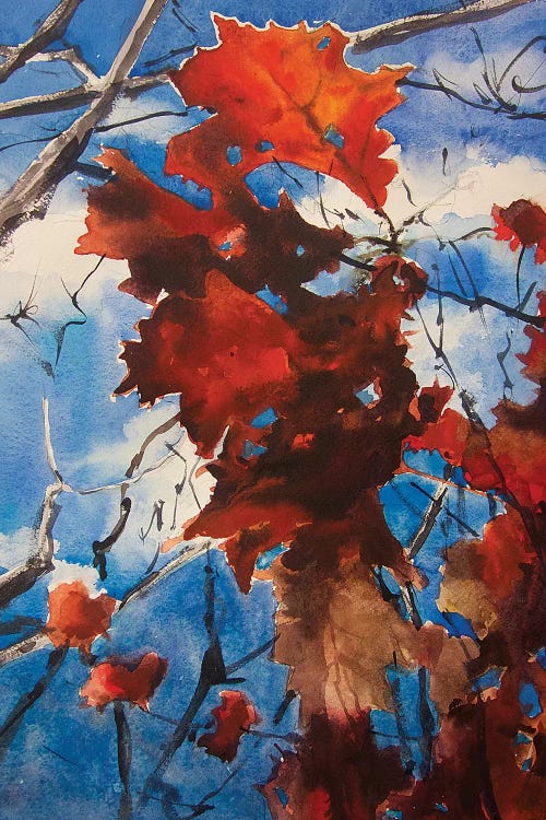 Flame Tree by Sarah Yeoman wall art