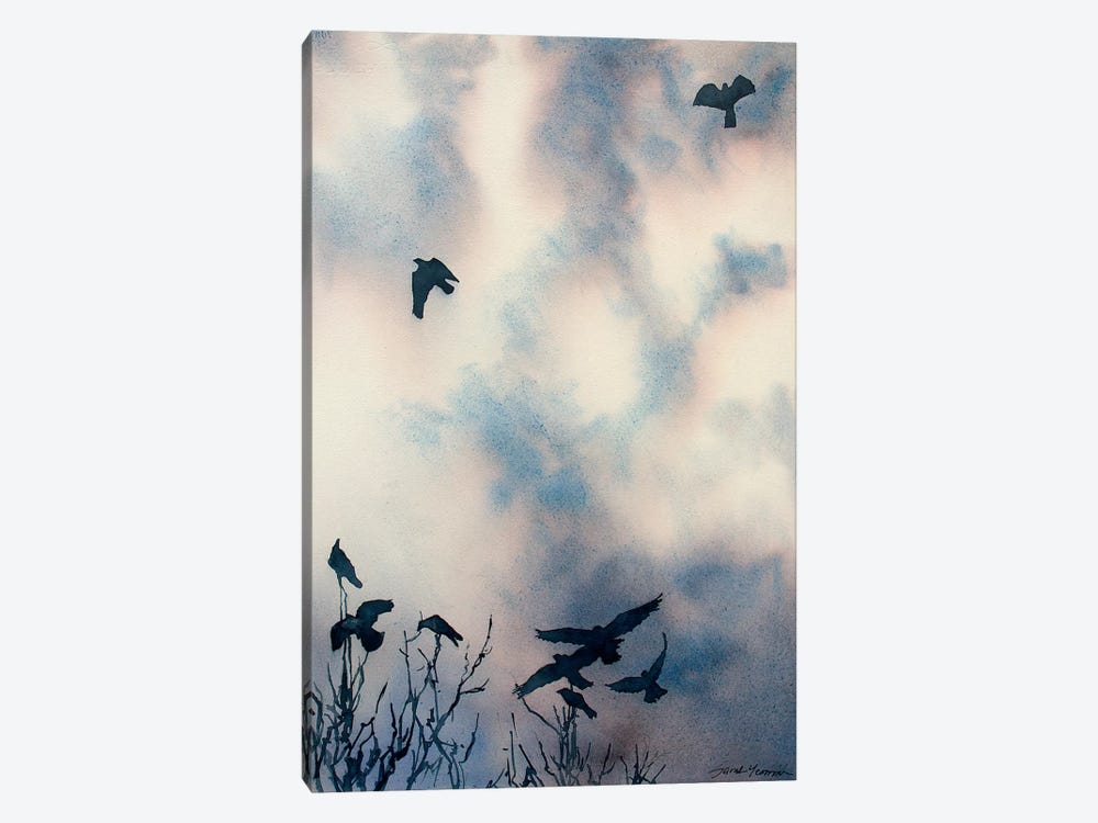 As The Crows Fly by Sarah Yeoman 1-piece Canvas Art Print