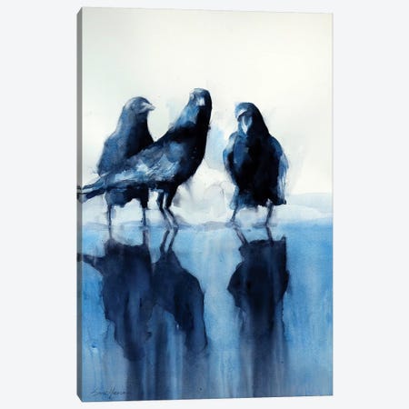 The Three Graces Canvas Print #SYE41} by Sarah Yeoman Art Print