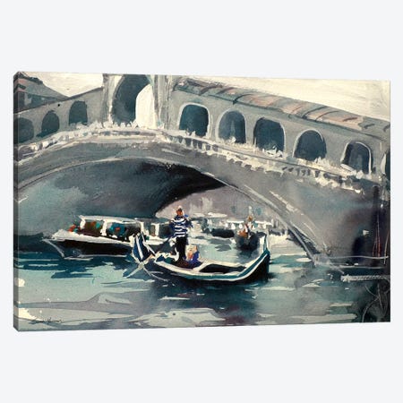 Venice Canvas Print #SYE47} by Sarah Yeoman Canvas Artwork
