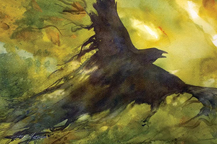 Wind Crow by Sarah Yeoman wall art
