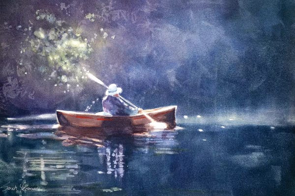 Canoes: Jane in the light by Sarah Yeoman