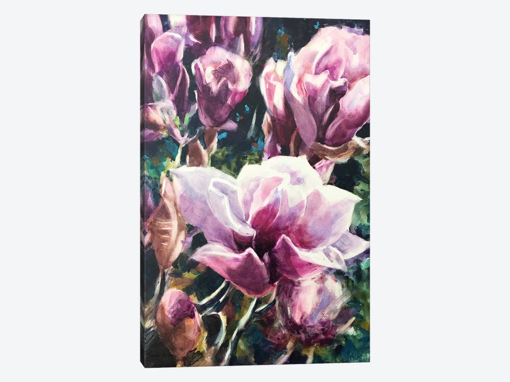 Magnolias by Sarah Yeoman 1-piece Canvas Art
