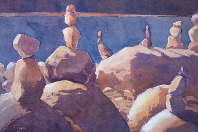Cairns by Sarah Yeoman wall art