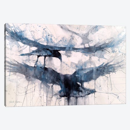 3 Crows Canvas Print #SYE63} by Sarah Yeoman Art Print