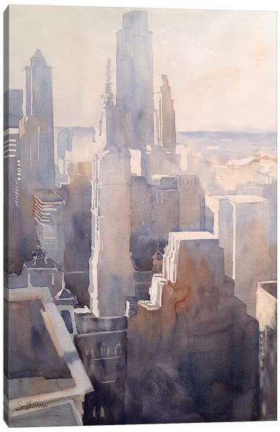 Philadelphia Story Canvas Art Print - Philadelphia Art