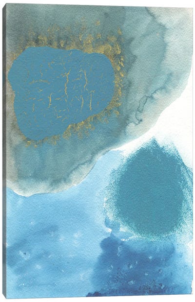 The Power Of The Ocean Canvas Art Print - Samira Yanushkova