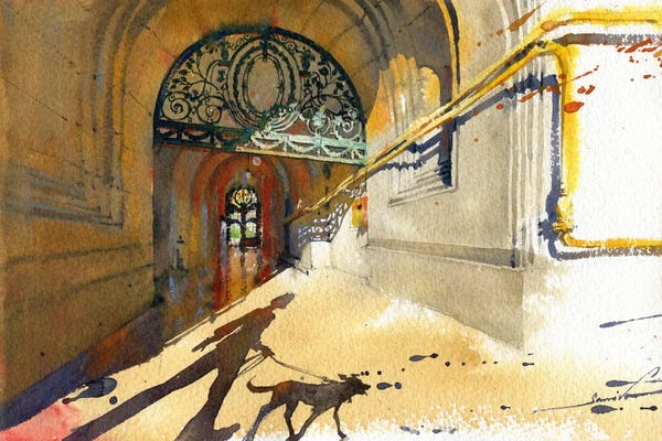 Fine Art Print: Sunny Steps by Samira Yanushkova