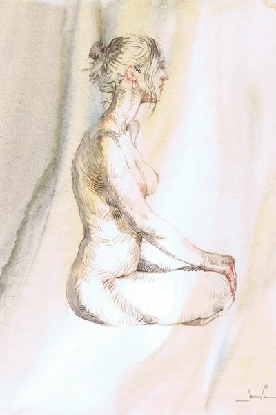 Contemporary Female Figure Art by Samira Yanushkova multi panel art