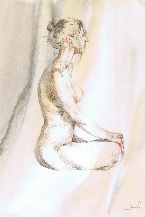 Contemporary Female Figure Art by Samira Yanushkova wall art