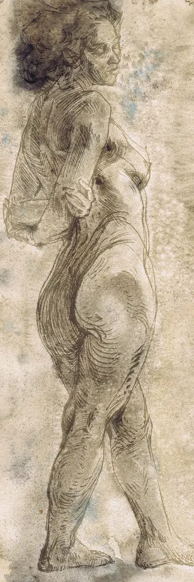 Erotic Art Nude Art 1871 by Samira Yanushkova multi panel art