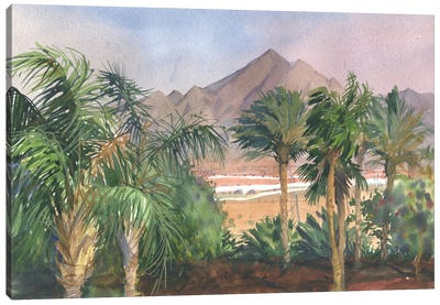 Egyptian Landscape Canvas Art Print - Egypt Art