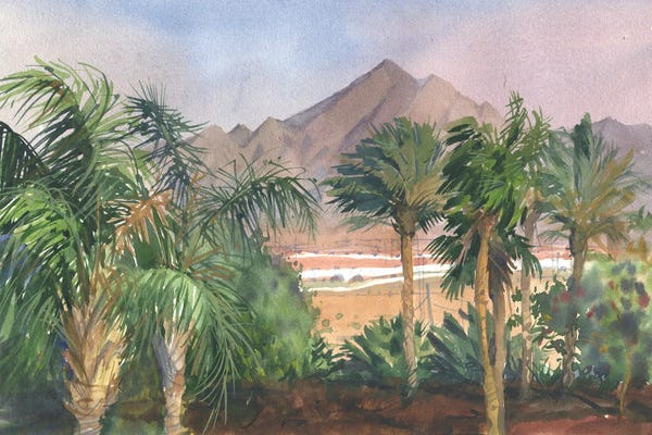 Africa: Egyptian Landscape by Samira Yanushkova