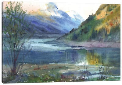 Mountain Landscape Canvas Art Print - Artists From Ukraine