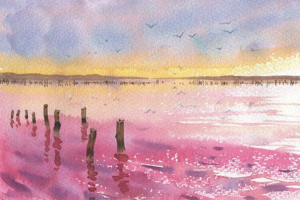 Ocean Sunrises & Sunsets: Romantic Landscape by Samira Yanushkova