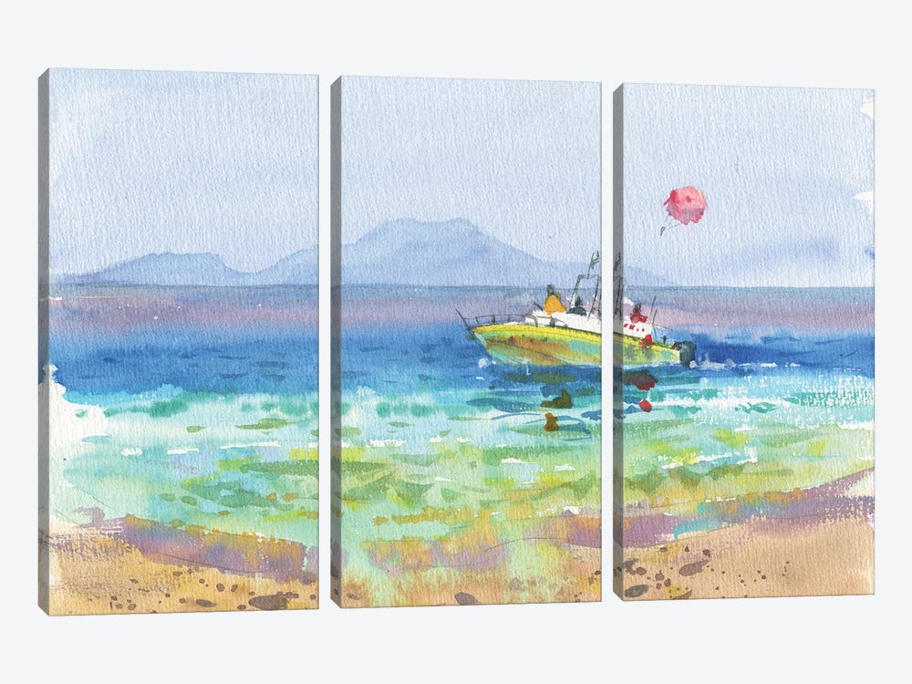 Sea Breeze by Samira Yanushkova 3-piece Canvas Artwork