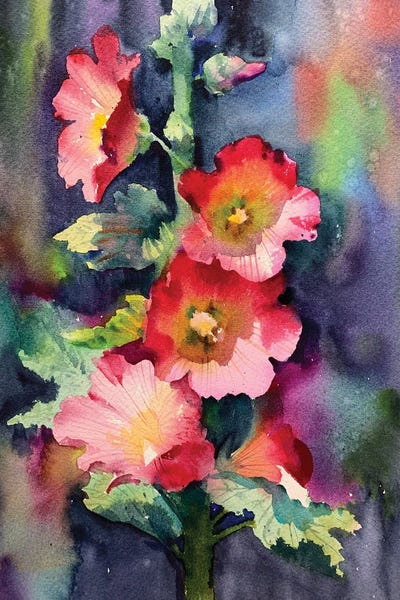 Middle Eastern Artists: Beautiful Flowers by Samira Yanushkova