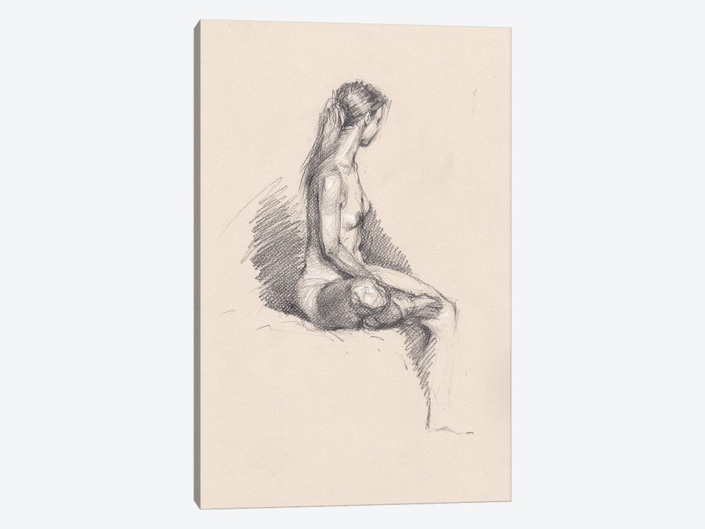Nude Muse by Samira Yanushkova 1-piece Art Print