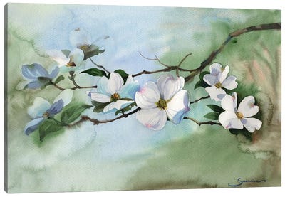Blossoming Canvas Art Print - Spring Art