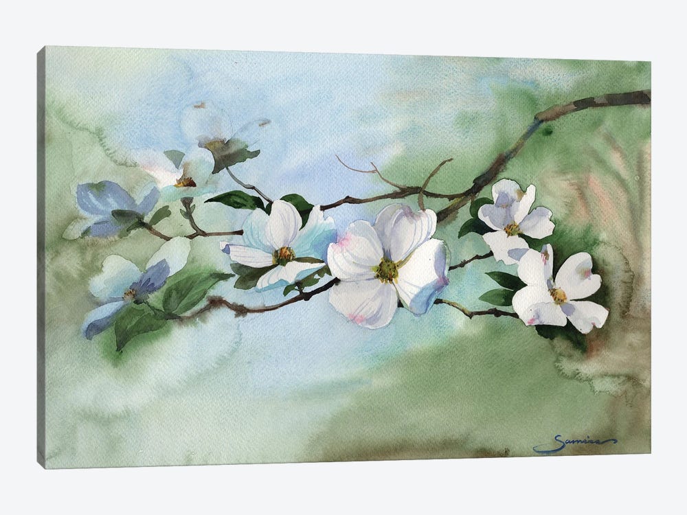 Blossoming by Samira Yanushkova 1-piece Canvas Art Print