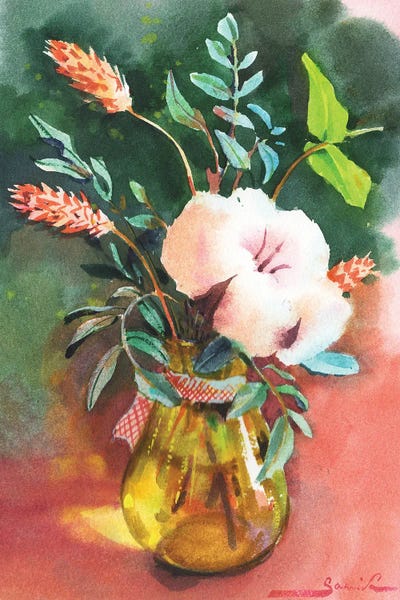 Samira Yanushkova: Bouquet Of Flowers by Samira Yanushkova