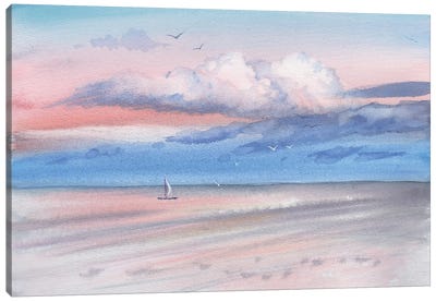 Ocean Breeze Canvas Art Print - Samira Yanushkova