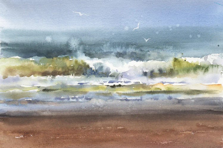 Sea Waves by Samira Yanushkova wall art