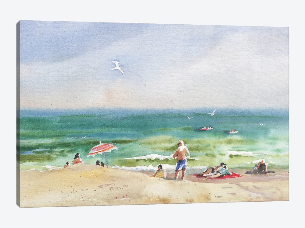 Relax On The Beach by Samira Yanushkova 1-piece Canvas Wall Art