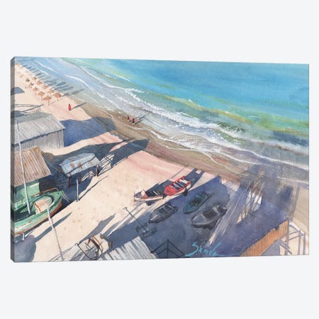 Beach View Canvas Print #SYH181} by Samira Yanushkova Canvas Print