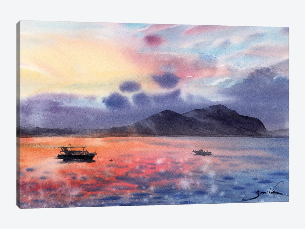 Amazing Seascape by Samira Yanushkova 1-piece Canvas Print