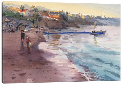 Red Sea Coast Canvas Art Print - Samira Yanushkova