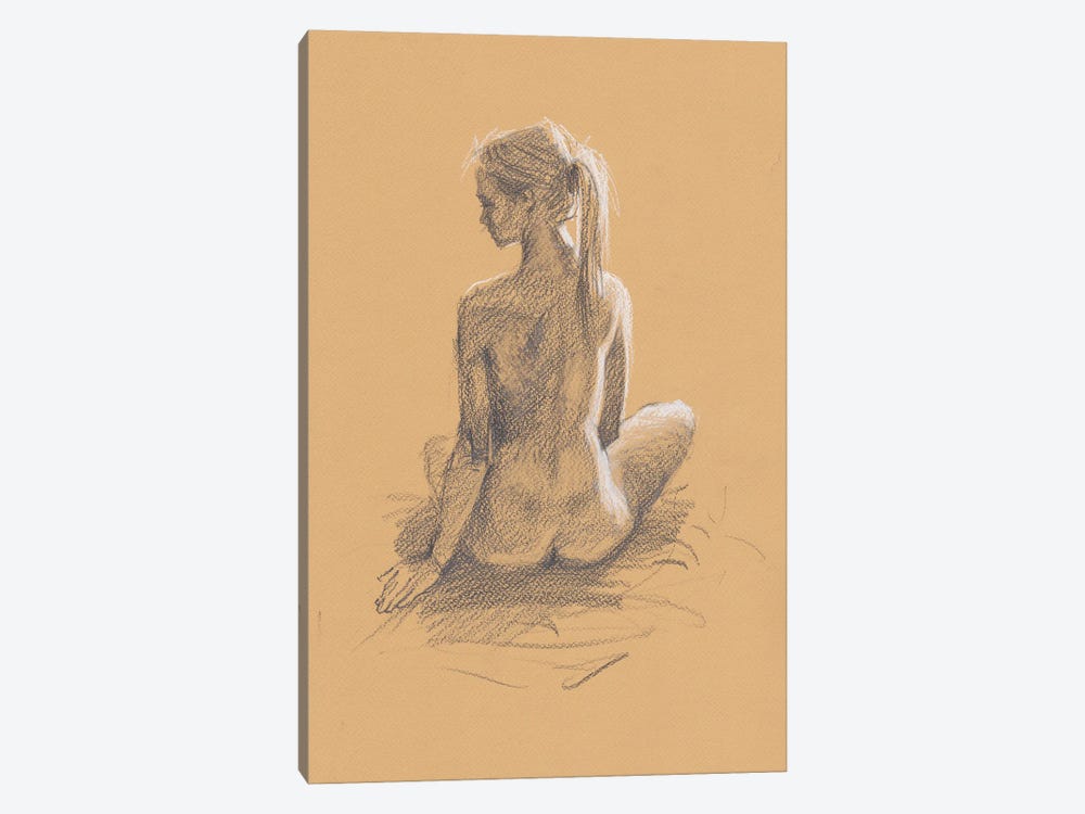 Romantic Nude by Samira Yanushkova 1-piece Art Print