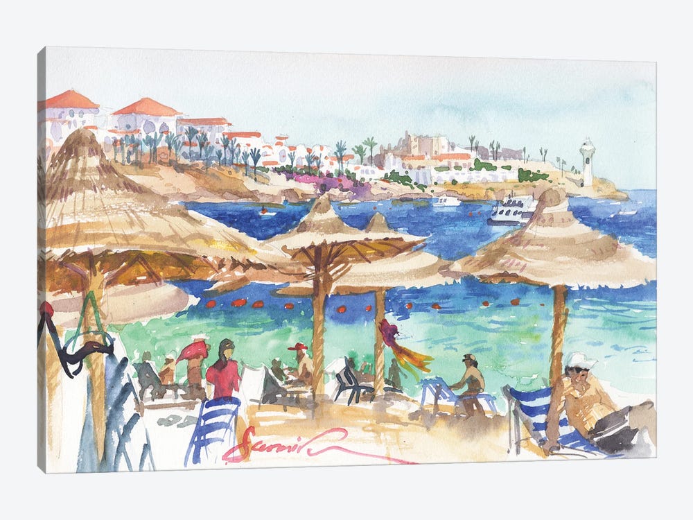 Paradise On The Beach by Samira Yanushkova 1-piece Canvas Art