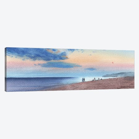 Sunrise On The Coast Canvas Print #SYH213} by Samira Yanushkova Canvas Art Print