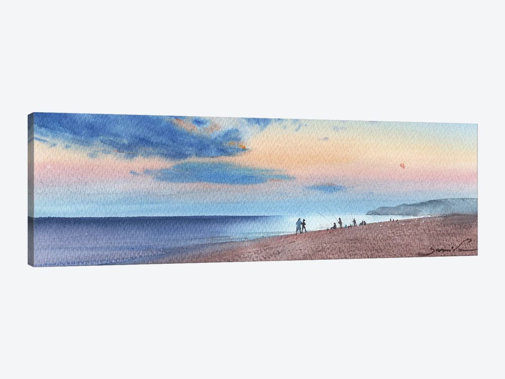 Sunrise On The Coast by Samira Yanushkova 1-piece Canvas Art Print