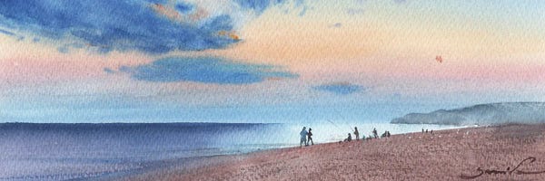 Samira Yanushkova: Sunrise On The Coast by Samira Yanushkova