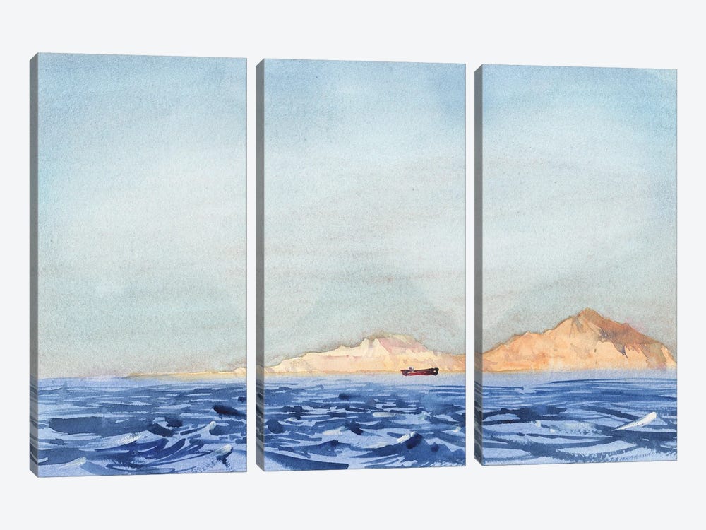 Seascape by Samira Yanushkova 3-piece Art Print