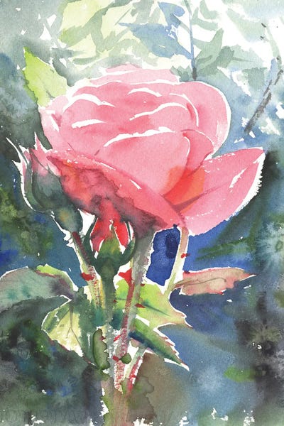 Romantic Rose by Samira Yanushkova multi panel art