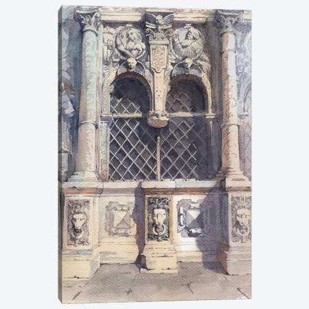Vintage Doors Europe, Italy In Venice Canvas Print #SYH226} by Samira Yanushkova Canvas Art Print