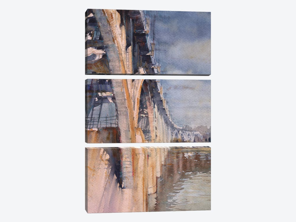 Bridge by Samira Yanushkova 3-piece Canvas Artwork