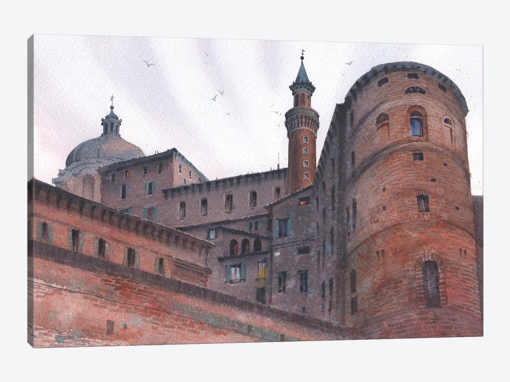 Castle In Europe by Samira Yanushkova 1-piece Canvas Art